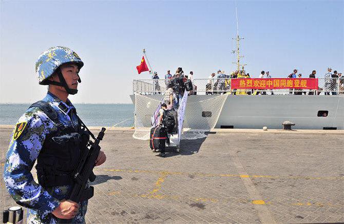 La marina russa ordinò di raggiungere e superare la Cina