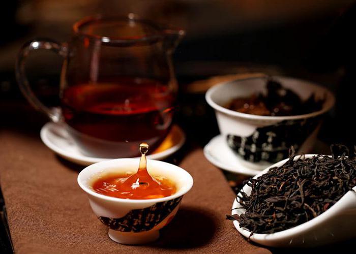 Lastnosti čaja Dian Hong