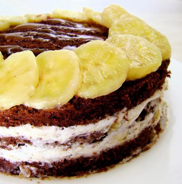 Čokoladni banana torta recept