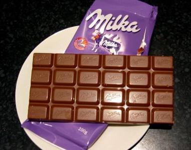 Zdjęcie czekoladowe Milka