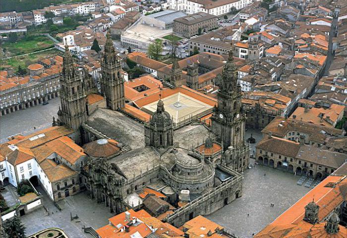 Santiago de Compostela in Spagna