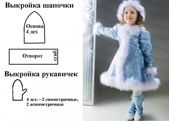 снежна девойка костюм го направи си сам снимка