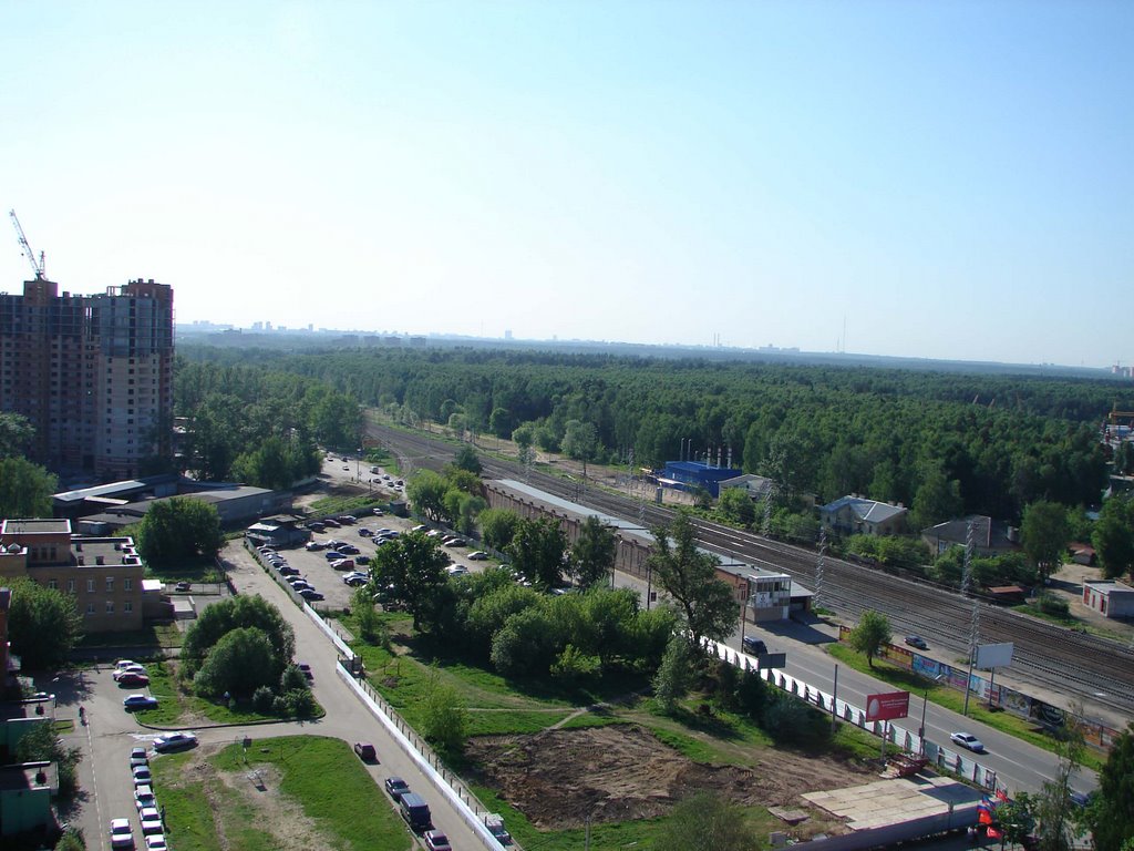 miasto kolei region Moskwa