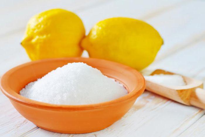 Výhoda a poškození kyseliny citronové