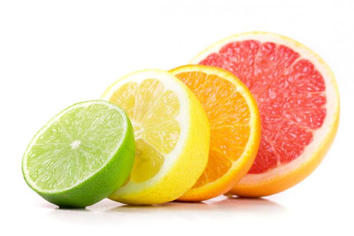 Lista owoców cytrusowych