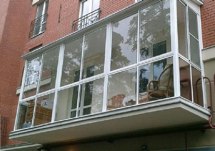 francouzské zasklení balkón