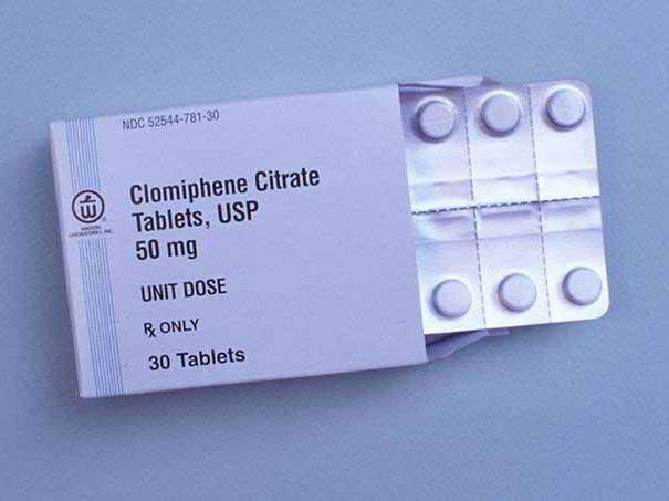 applicazione di citrato di clomifene