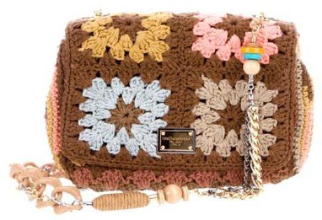 чанта за плетене на една кука
