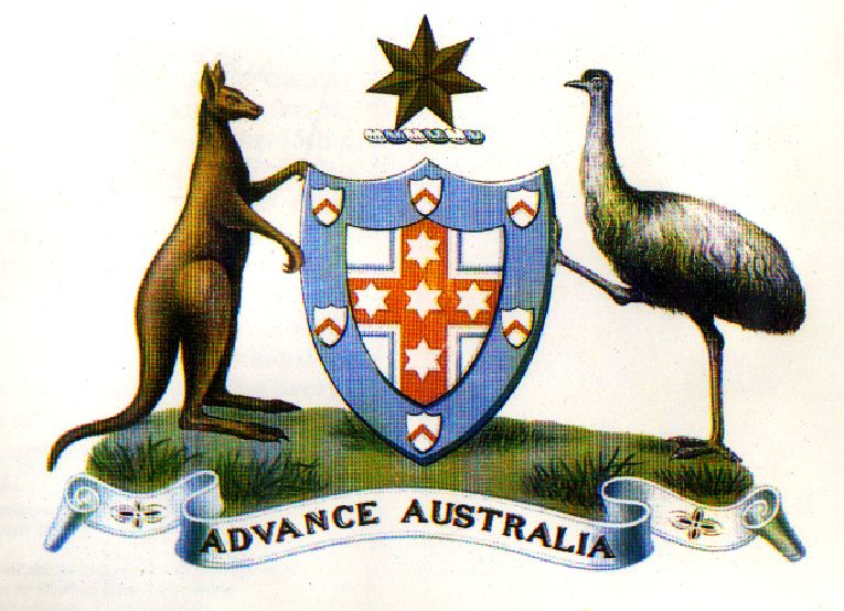 první erb Austrálie