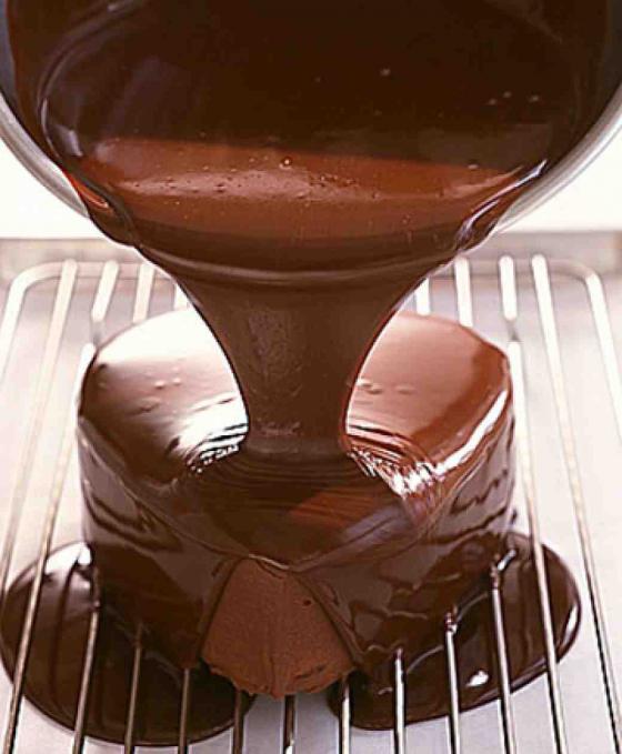 как да се готви шоколадова глазура