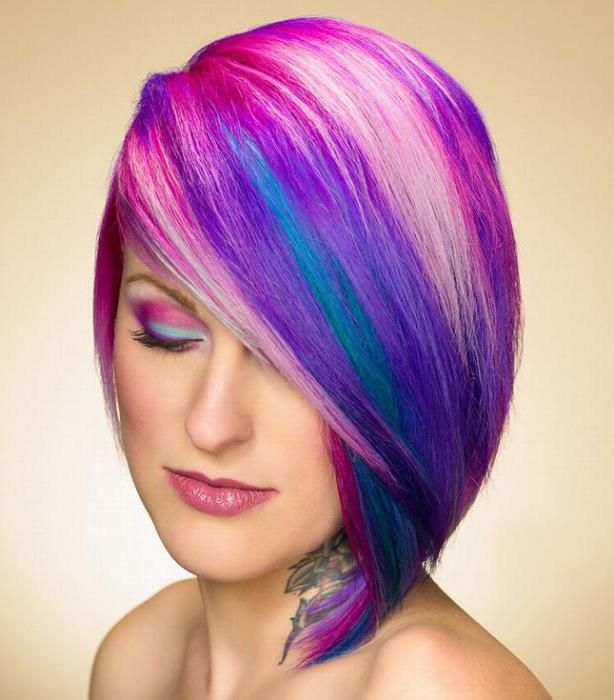 как да направите оцветяване за къса коса