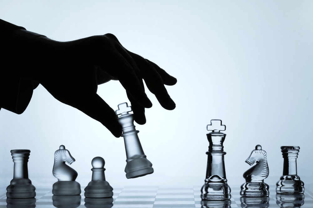 Primerjava šahovskih iger s trgom podjetja