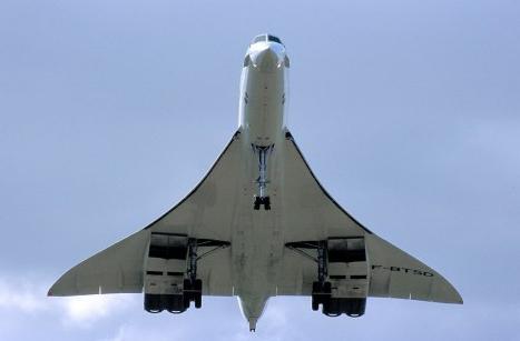concordanza di aerei passeggeri supersonici