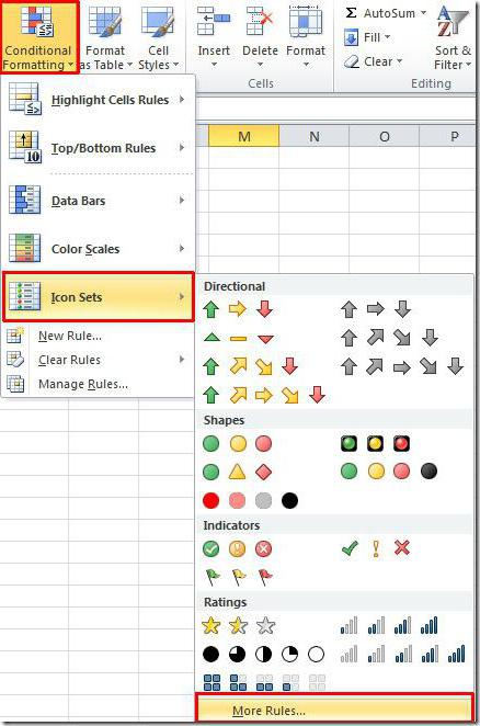 la formattazione condizionale in Excel 2010 usa la formula