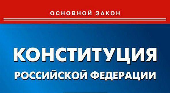 Konstytucja Federacji Rosyjskiej dotycząca praw i obowiązków obywateli Federacji Rosyjskiej