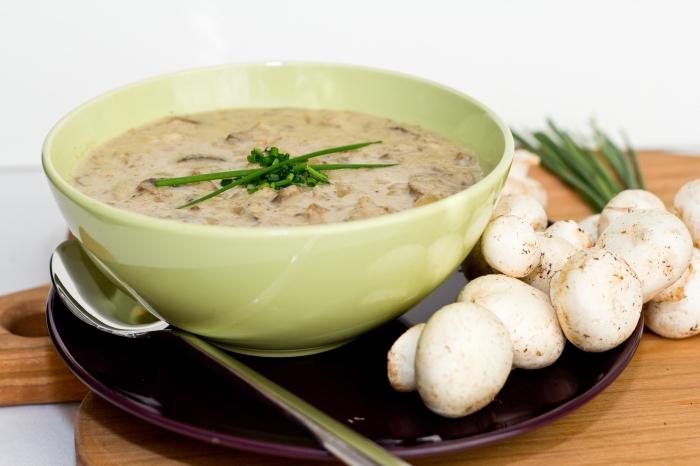 deliziosa zuppa di funghi