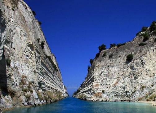 Korintski kanal Grčija