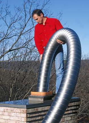 tubo corrugato in acciaio inox per riscaldamento