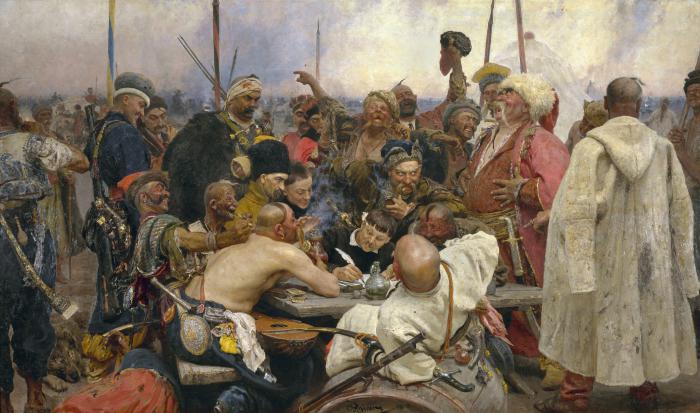 I cosacchi scrivono una lettera al sultano turco