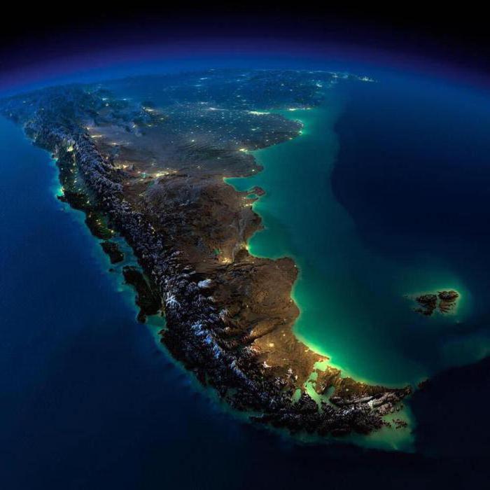 Район на естествените райони на Южна Америка
