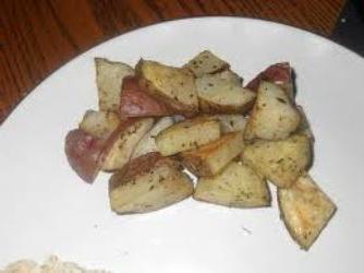 rustykalne ziemniaki w kuchence mikrofalowej