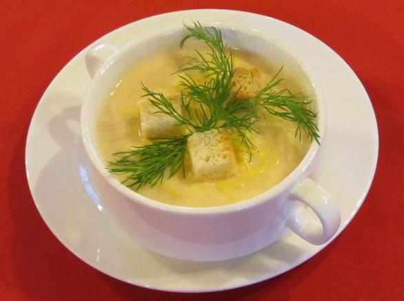 Кремообразна супа от сьомга