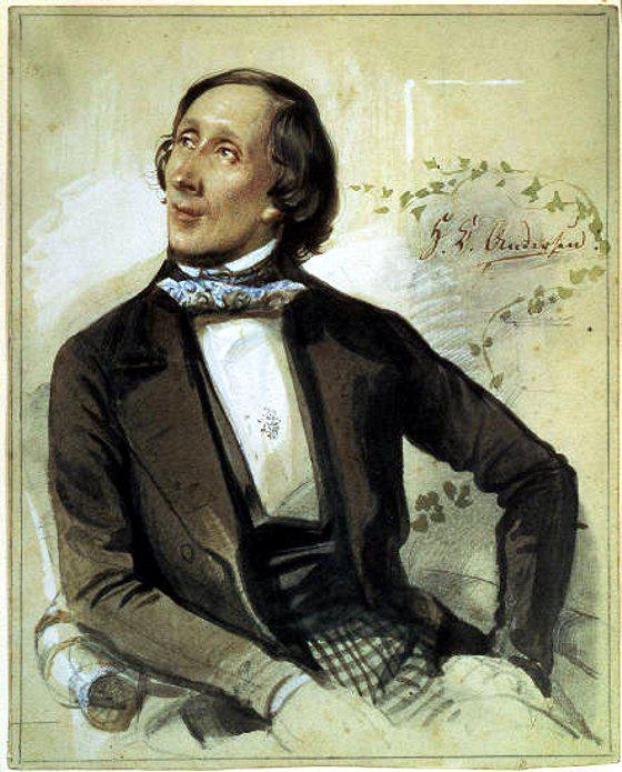 vita e lavoro di Hans Christian Andersen