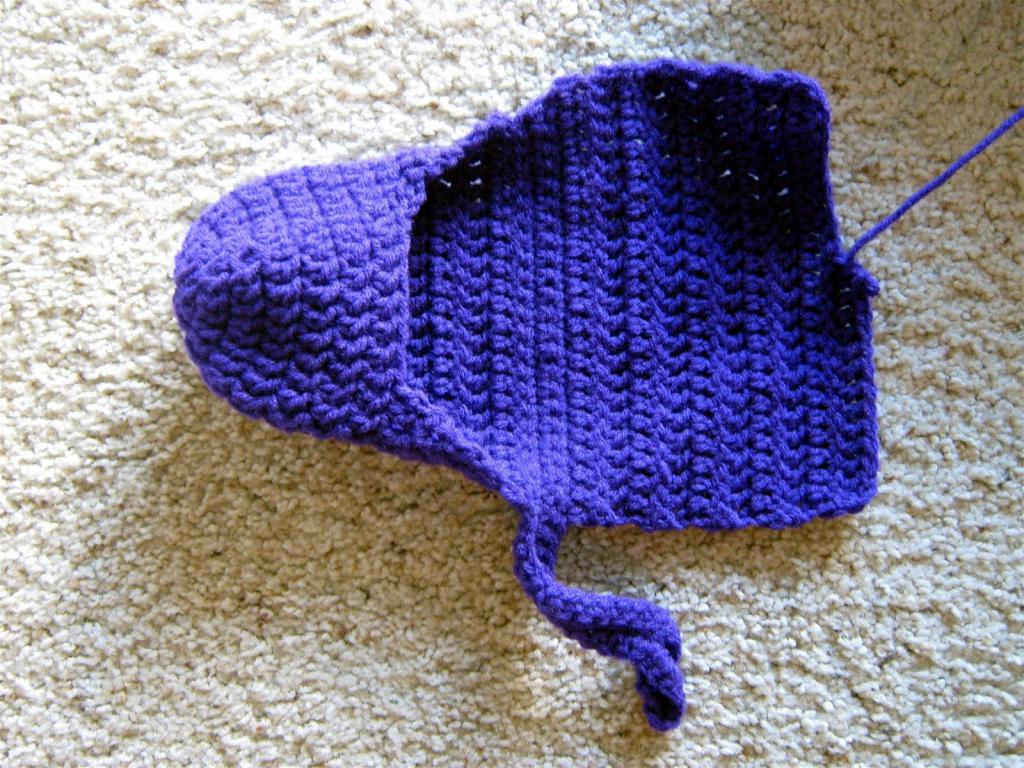 плетење једноставних папуча