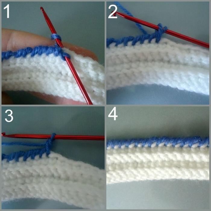 kroku pletení
