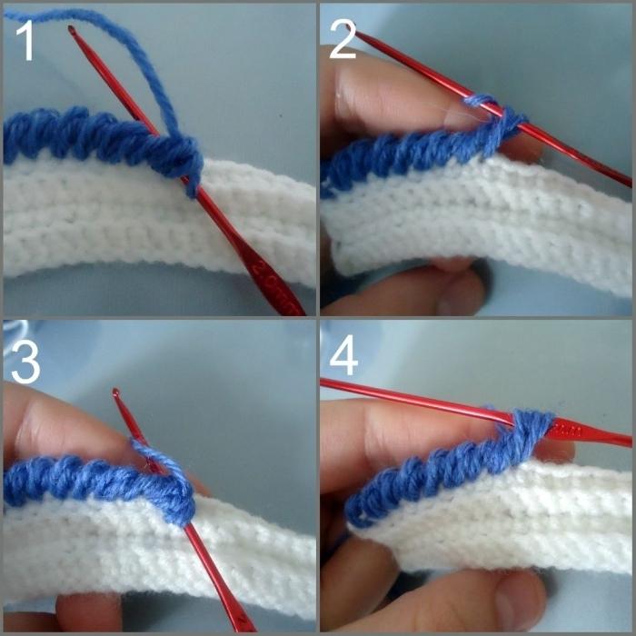 pletenje rachi korak 2