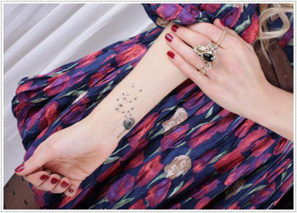 dandelion tetovaža značenje