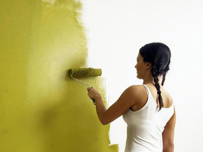 dekorativní akrylová barva na stěny