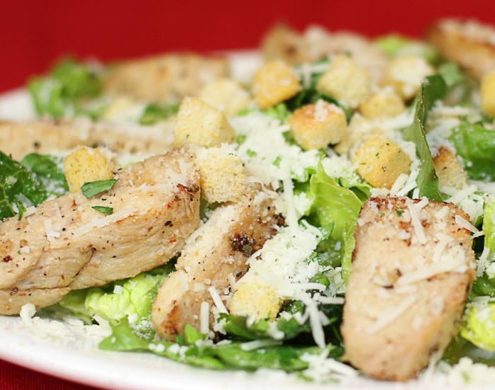foto di ricette di insalate di pollo