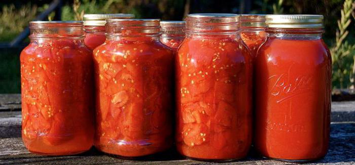 домати салата за зимни рецепти със снимки