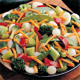 piatti di verdure