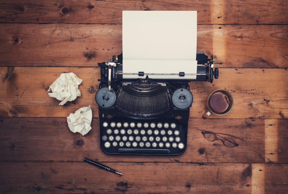 Maszyna do pisania jako symbol pisania