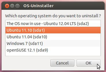 kako odstraniti ubuntu