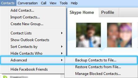 skype obnovit heslo přihlášením