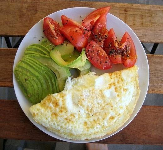 proteinovou omeletu
