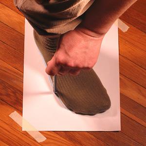 misurare la dimensione del piede
