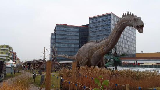 парк динозавър в Прага
