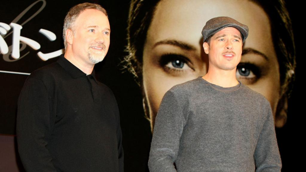 Fincher a Pitt na filmové premiéře