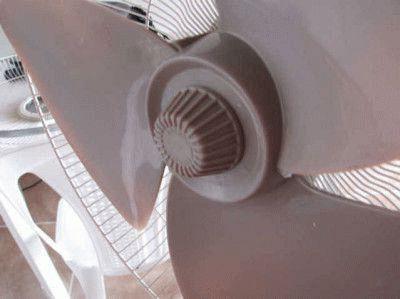 ремонт на вентилатора на открито