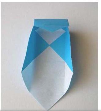 оригами папер бок
