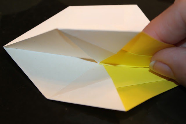 jak udělat papír origami box