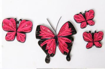 kako napraviti papirnati leptir