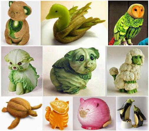 zeleninové figurky