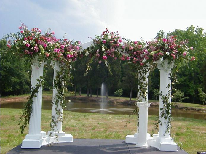 сватбена арка го направи си сам снимка