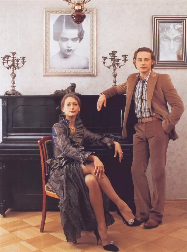 Dmitry Isaev e sua moglie
