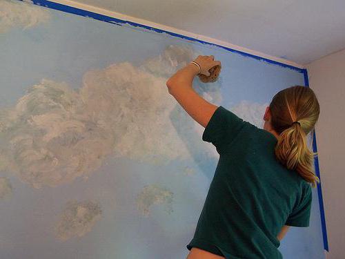 malování stropů v domě